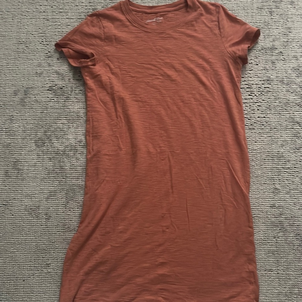 The brand is Universal Thread it is a adorable T-Shirt dress
